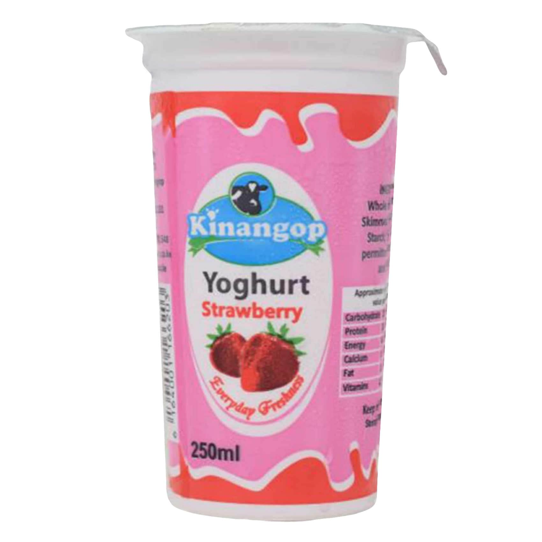 KINANGOP STRAWBERRY YOGHURT CUP 250ML